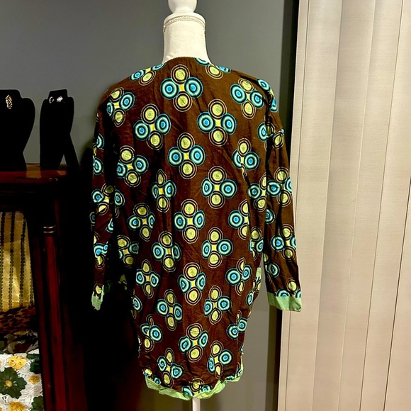 African Men's Clothing Traditional 2 Piece Embroidered Suit Shirt Pants - Picture 6 of 8